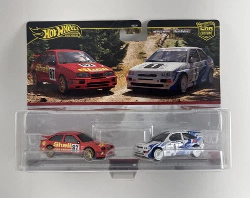 Hot Wheels Premium 2-Pack '93 Ford Escort RS Cosworth & '87 Ford Sierra Cosworth
