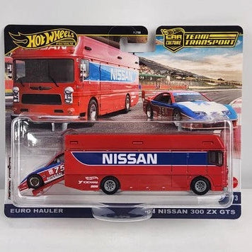 Hot Wheels Car Culture Team Transport '94 Nissan 300ZX GTS with Euro Hauler