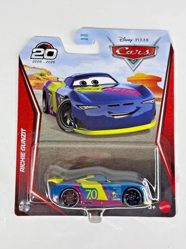 Disney Pixar Cars 20th Anniversary – Richie Gunzit #70 Die-Cast