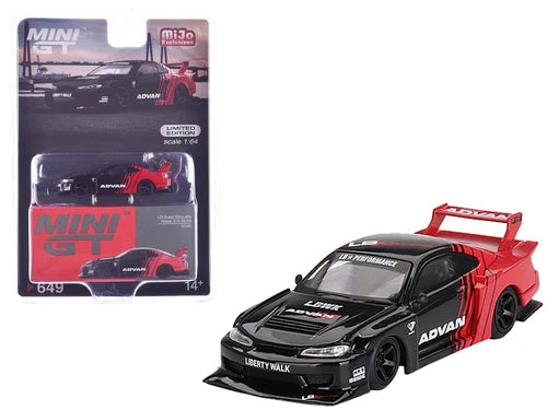 Mini GT #649 Mijo Exclusive LB-Super Silhouette S15 Silvia Advan